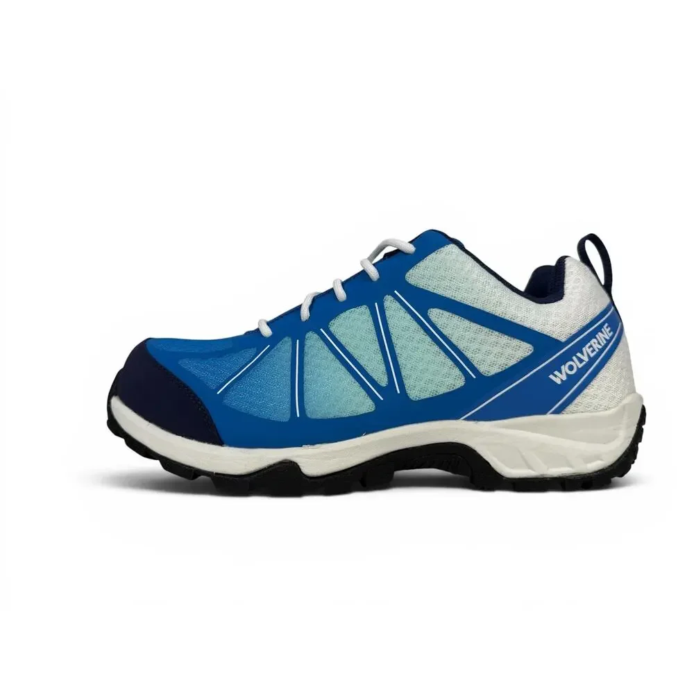 Wolverine Amherst II CarbonMAX Work Shoe Mens 9.5‎ M Blue Mesh Sneaker